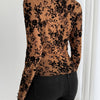 Floral Lace V-Neck Top