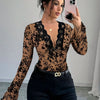 Floral Lace V-Neck Top