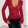 Floral Lace V-Neck Top