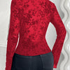 Floral Lace V-Neck Top