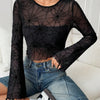 Spider Web Mesh Crop Top