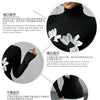 Floral Applique Turtleneck Top