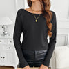 Butterfly Lace Back Ribbed Top