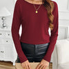 Butterfly Lace Back Ribbed Top