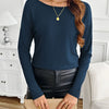 Butterfly Lace Back Ribbed Top
