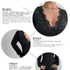 Lace Trim Rhinestone Top