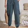 Women's Drawstring Cargo Jogger Pants