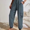 Women's Drawstring Cargo Jogger Pants