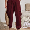 Women's Drawstring Cargo Jogger Pants