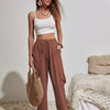 Women's Drawstring Cargo Jogger Pants