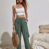 Women's Drawstring Cargo Jogger Pants