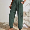 Women's Drawstring Cargo Jogger Pants