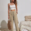 Women's Drawstring Cargo Jogger Pants