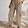 Women's Drawstring Cargo Jogger Pants