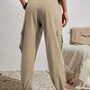 Women's Drawstring Cargo Jogger Pants