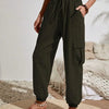 Women's Drawstring Cargo Jogger Pants