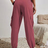 Women's Drawstring Cargo Jogger Pants