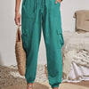 Women's Drawstring Cargo Jogger Pants