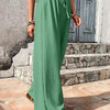 High-Waist Drawstring Wide-Leg Palazzo Pants