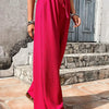 High-Waist Drawstring Wide-Leg Palazzo Pants