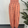 Women's Boho Print Smocked Waist Jogger Pants
