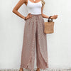 Women's Print Smocked Waist Palazzo Pants