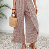 Women's Print Smocked Waist Palazzo Pants