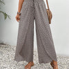 Women's Print Smocked Waist Palazzo Pants