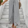 Women's Print Smocked Waist Palazzo Pants