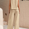 Sleeveless Palazzo Co-ord Set