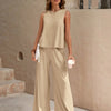 Sleeveless Palazzo Co-ord Set