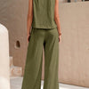 Sleeveless Palazzo Co-ord Set