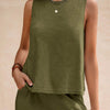 Sleeveless Palazzo Co-ord Set