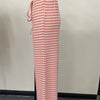 Women's Ribbed Drawstring Wide-Leg Lounge Pants