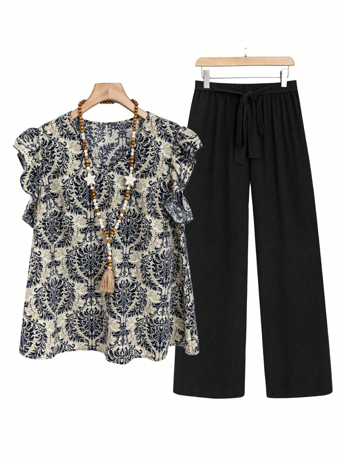 Printed Pants Co-ord Set