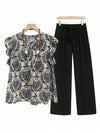Printed Pants Co-ord Set