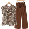Printed Pants Co-ord Set