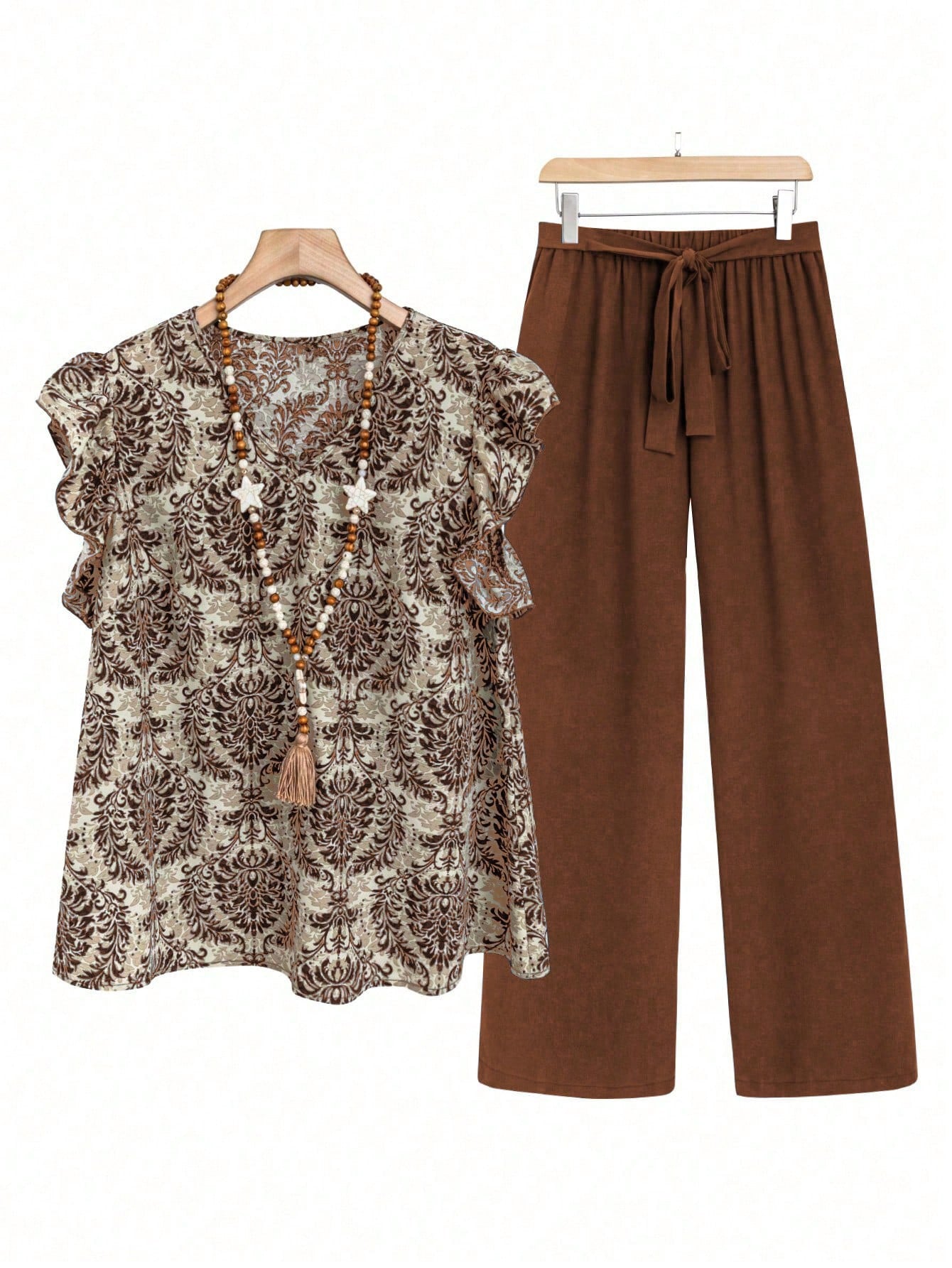 Printed Pants Co-ord Set