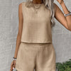 Sleeveless Shorts Co-ord Set