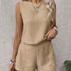 Sleeveless Shorts Co-ord Set