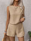 Sleeveless Shorts Co-ord Set