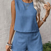 Sleeveless Shorts Co-ord Set
