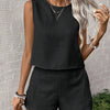 Sleeveless Shorts Co-ord Set