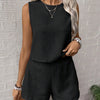 Sleeveless Shorts Co-ord Set