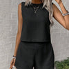 Sleeveless Shorts Co-ord Set