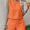 Sleeveless Shorts Co-ord Set