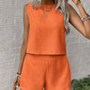 Sleeveless Shorts Co-ord Set