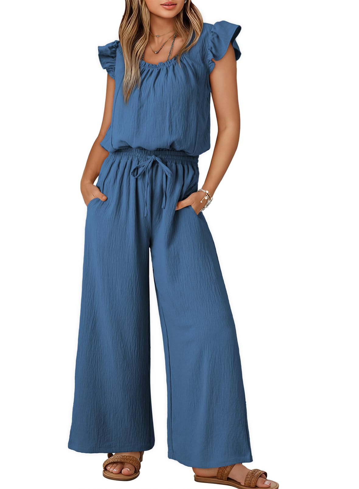 Flutter Sleeve Pants Co-ord Set