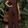 Asymmetric Tunic Pants Co-ord Set