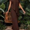 Asymmetric Tunic Pants Co-ord Set